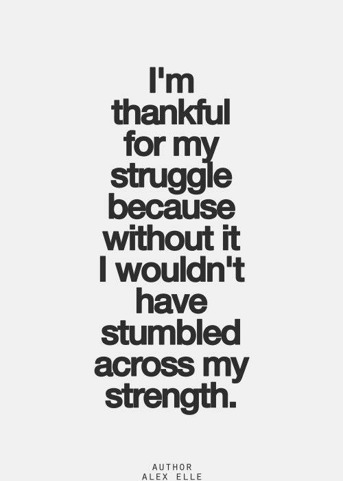 struggle strength